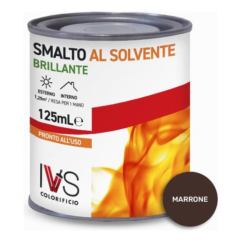 Ivs Smalto sintetico brillante marrone barattolo 125 ml CF2007