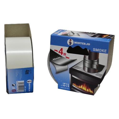 Mister Jo Nastro alte temperature alluminio 4cm x 4m SMOKE Bianco 230 99