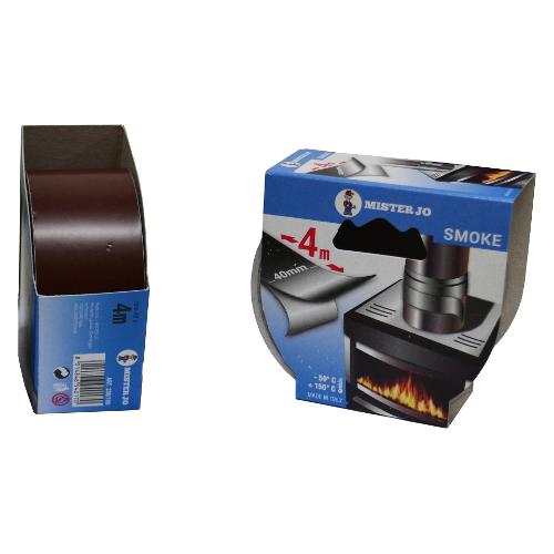 Mister Jo Nastro alte temperature alluminio 4cm x 4m SMOKE Marrone 230 100