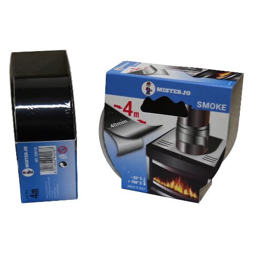 Mister Jo Nastro alte temperature alluminio 4cm x 4m SMOKE Nero 230 101