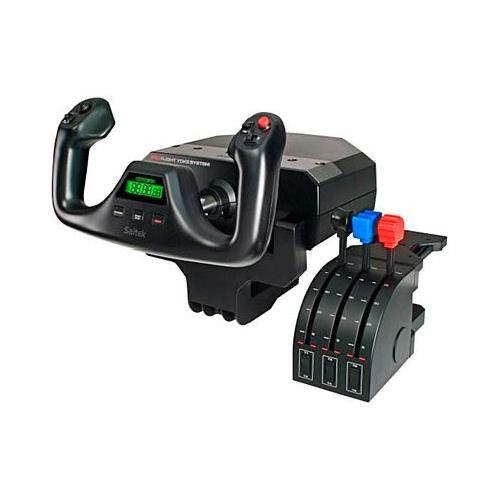 Saitek Volante e manette simulatore volo G Pro Yoke System Black 945 000004