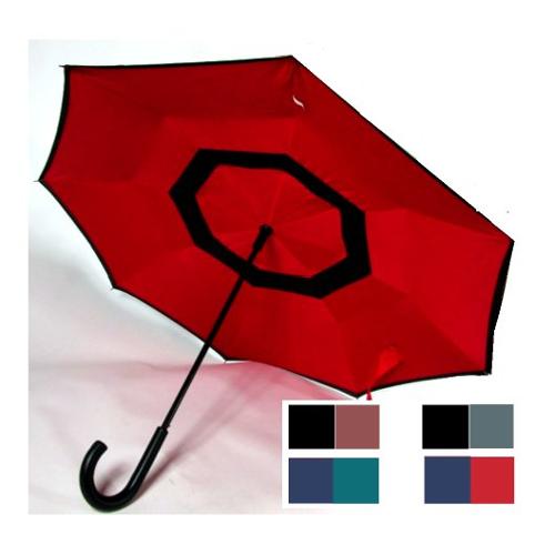 Moia Ombrello lungo donna automatico Sottosopra (120cm) BLUE DROP Assortito A601DL