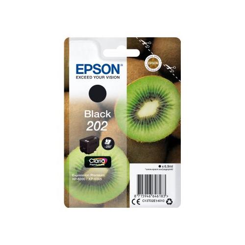 Epson Cartuccia stampante Serie Kiwi Nero CLARIA 202 C13T02E14010
