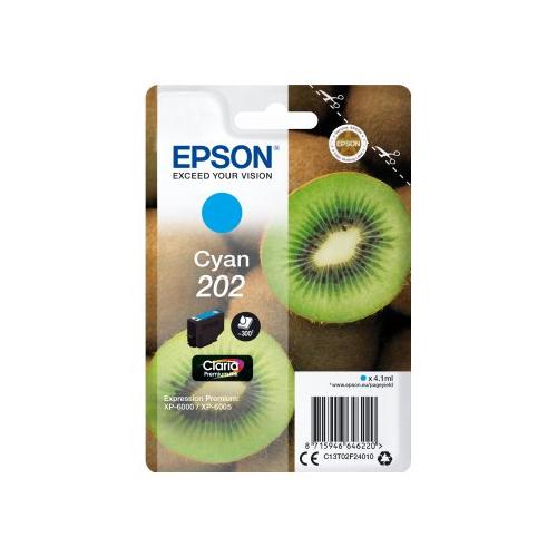Epson Cartuccia stampante Serie Kiwi Ciano CLARIA 202 C13T02F24020