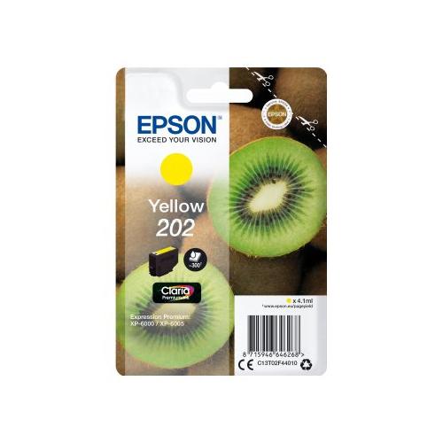 Epson Cartuccia stampante Serie Kiwi Giallo CLARIA 202 C13T02F44020
