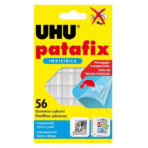 Uhu Bostik Set gommini adesivi Patafix Trasparente 34992