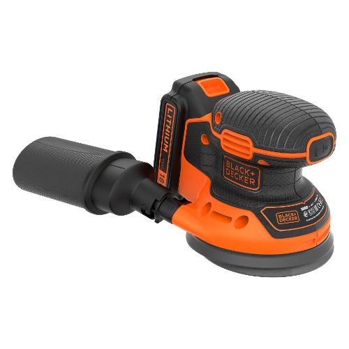 Black & Decker Levigatrice Orbitale Batteria 18V 1,5Ah POWERCONNECT BDCROS18