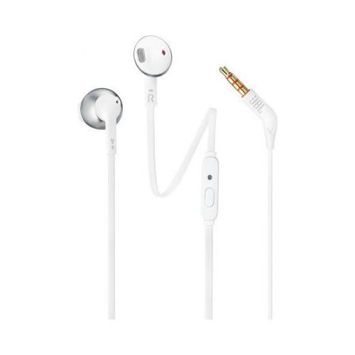 Jbl Auricolari microfono filo TUNE 205 Chrome JBLT205CRM
