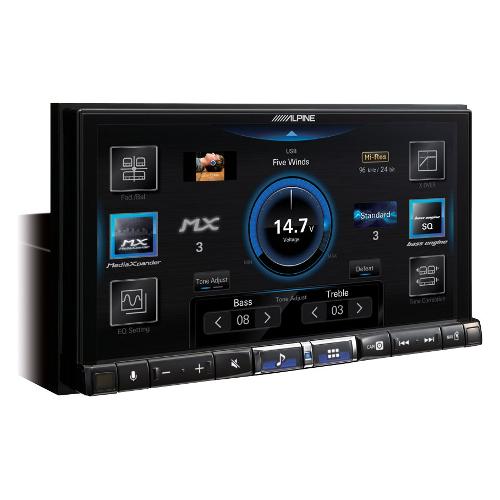 Alpine Sistema audiocar Black ILX 702D 4 x 50w