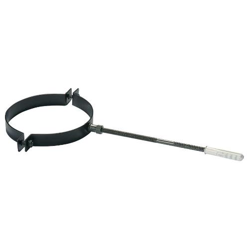 Save Fumisteria Reggitubo canna fumaria (8cm) PELLET LIGHT Nero opaco NN28
