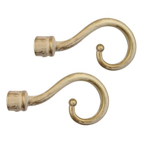 Castel Set terminali bastoni tenda PONTE VECCHIO Riccio Avorio e Oro 051 B84031
