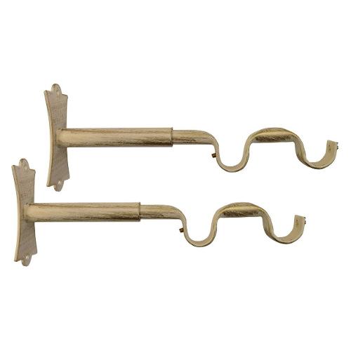 Castel Set supporti bastoni tenda Ginevra doppio aperto PONTE VECCHIO Avorio e Oro 051 B84023