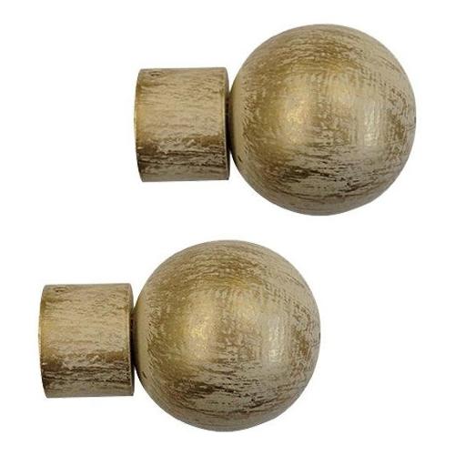Castel Set terminali bastoni tenda PONTE VECCHIO Palla Avorio e Oro 051 B84028
