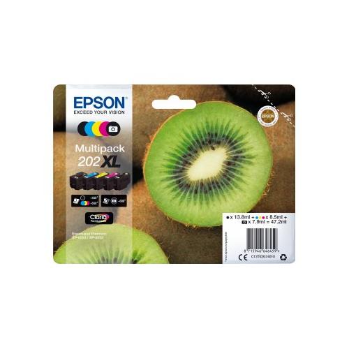 Epson Set cartucce stampante Serie Kiwi CLARIA Multipack 202 Xl C13T02G74020