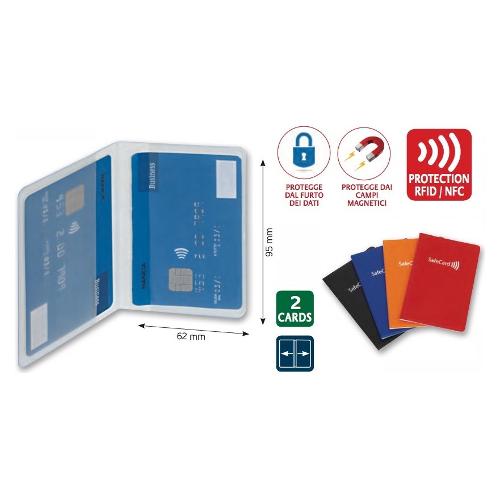 Tasca porta badge tessere RFID