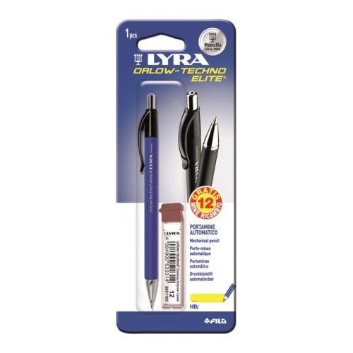 Lyra Porta mine sezione tonda a scatto Orlow Techno Elite colore assortito con 12 mine grad. HB 0,5 mm L049400