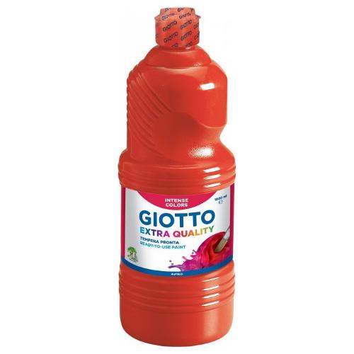 Fila Tempera GIOTTO Extra Quality Rosso Flacone 1,0 lt con tappo dosatore 533408