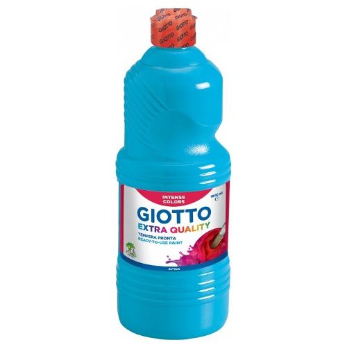 Fila Tempera GIOTTO Extra Quality Azzurro Flacone 1,0 lt con tappo dosatore 533415