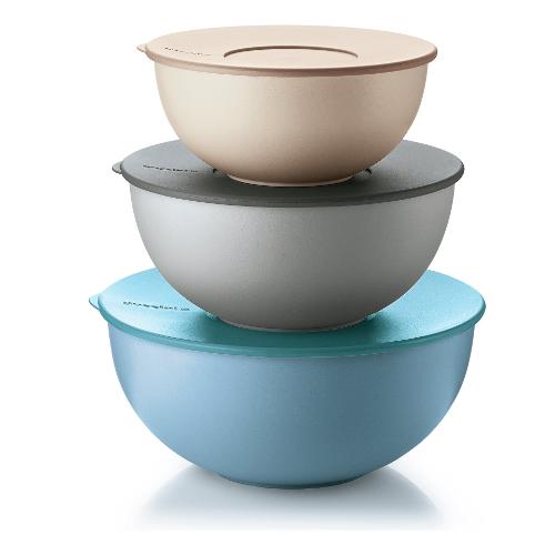 Guzzini Set contenitori alimenti 3 pz Everywhere da 2 a 5 lt KITCHEN ACTIVE Colori assortiti 29260152