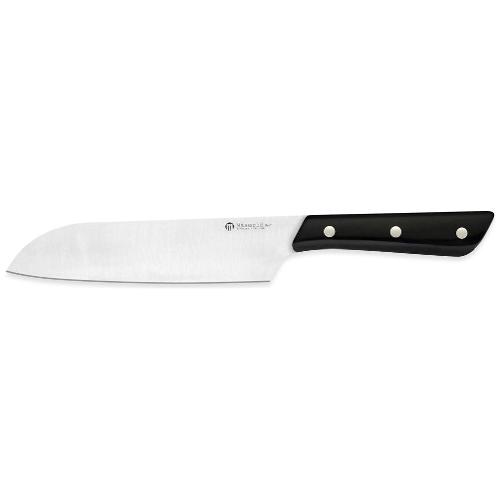 Coltellerie Maserin Coltello santoku lama(19cm) Inox MEDITERRANEO Nero e Cromo 2229 19POM