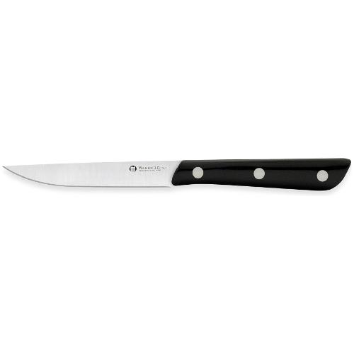 Coltellerie Maserin Coltello bistecca Inox lama 11 cm MEDITERRANEO Nero 2211 11POM