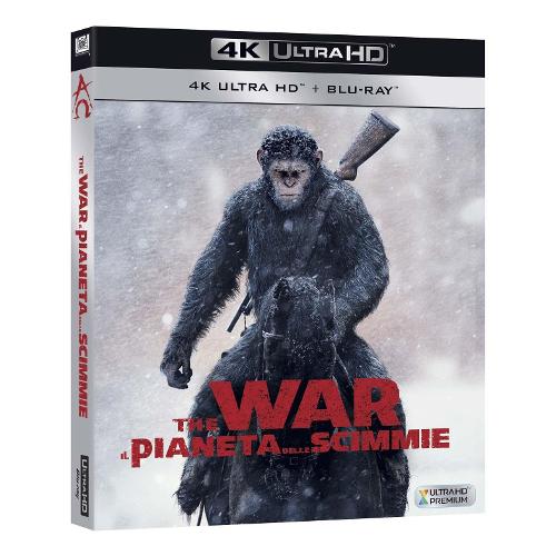 Warner Entertainment Blu Ray 4K War il Pianeta Delle Scimmie (4K Ultra Hd+Blu Ray) - Matt Reeves 53486