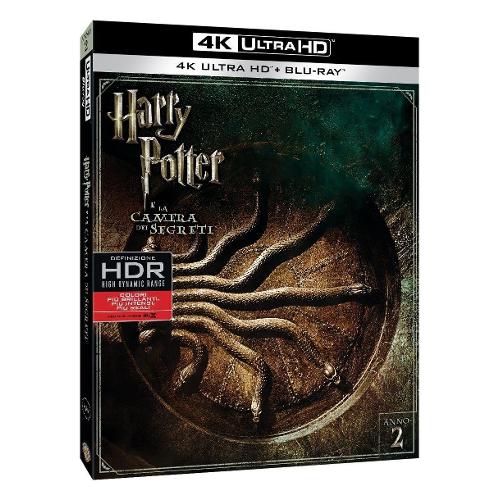 Warner Entertainment Blu Ray 4K Harry Potter E La Camera Dei Segreti (4K Ultra Hd+Blu Ray) - Chris Columbus 1000695699