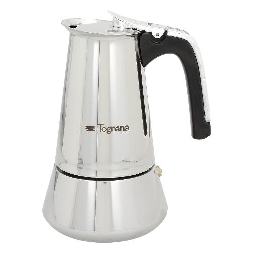 ILSA Caffettiera Induzione 4 tazze Moka Acciaio Inox 18/10