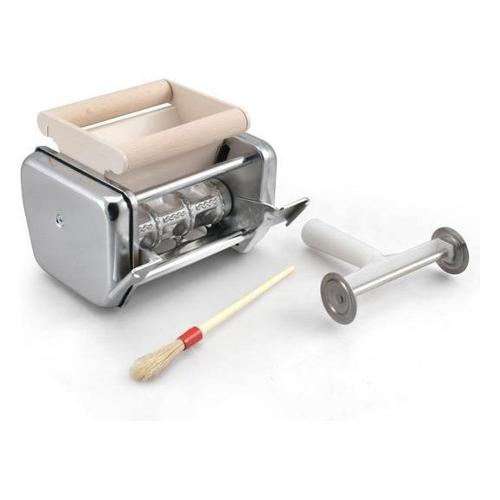 Imperia Trafila pasta IPASTA Ravioli Maker Silver e Legno 400