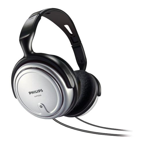 Philips Cuffie filo Tv Headphones Grey e Black SHP2500 10 6m