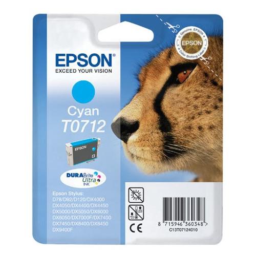 Epson Cartuccia stampante Serie Ghepardo Ciano DURABRITE ULTRA T0712 C13T07124021