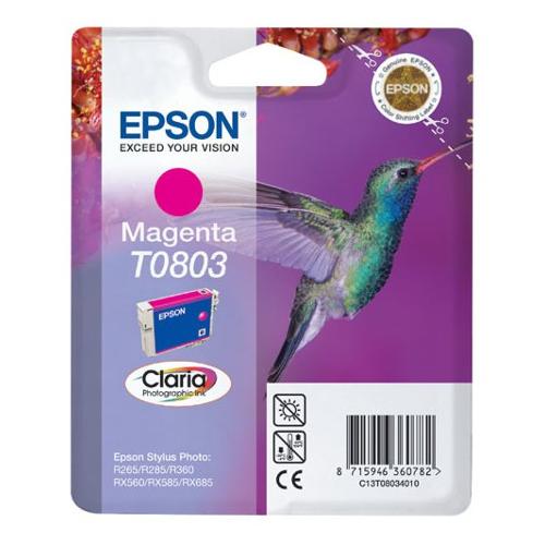Epson Cartuccia stampante Serie Colibrì Magenta CLARIA T0803 C13T08034021
