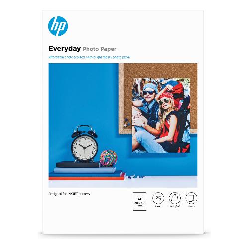 Hp Carta fotografica A4 25pz EVERDAY Photo Paper Q5451A 200G