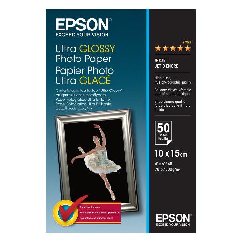 Epson Carta fotografica 10 x 15 cm 50pz Ultra Glossy Photo Paper C13S041943
