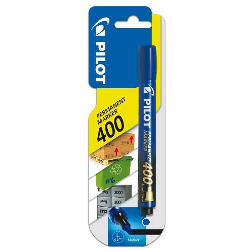 Pilot Pennarello indelebile Blu tratto Maxi - 4,0 mm Marker 400 3800046
