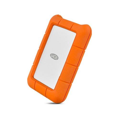 Lacie Hard Disk esterno 2.5" 2TB RUGGED Portable Silver e Orange STFR2000800