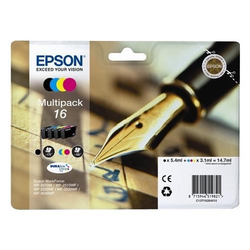 Epson Set cartucce stampante Serie Penna e Cruciverba DURABRITE Multipack T16 C13T16264020