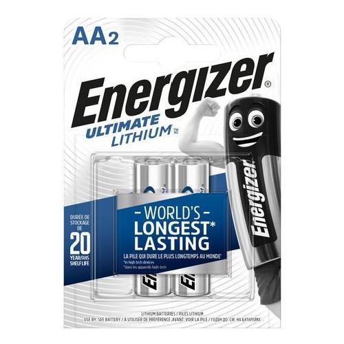 Energizer Batteria Stilo AA Litio ULTIMATE LITHIUM 2pz 635180