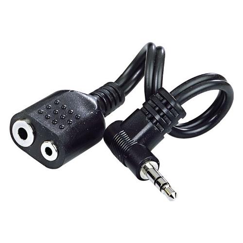 Midland Adattatore Da 2Pin a 1 Pin 2,5mm Black C829