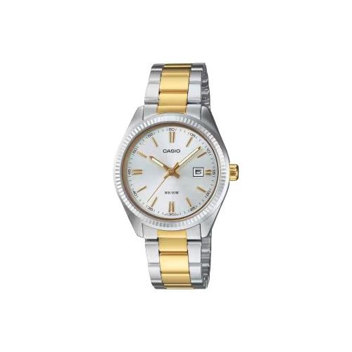 Casio Orologio COLLECTION Silver e Gold LTP 1302PSG 7AV