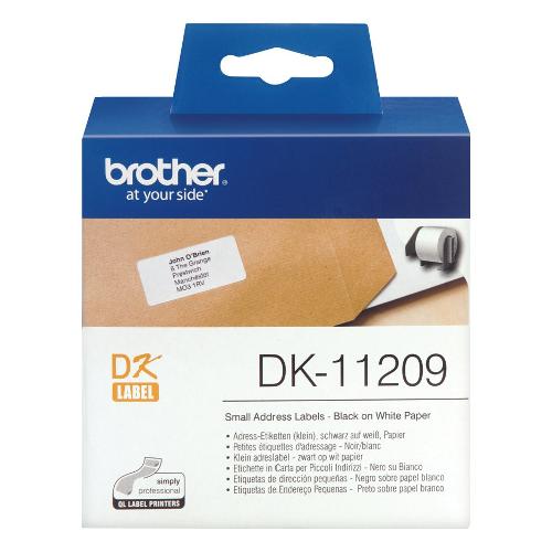 Brother Rotolo etichettatrice DK TAPE 800 29 x 62 mm White DK11209