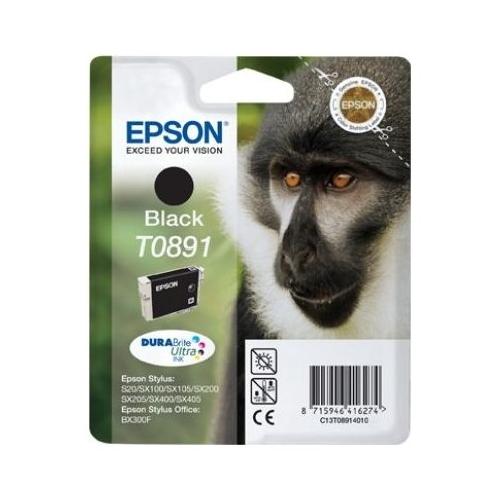 Epson Cartuccia stampante Serie Scimmia Nero DURABRITE ULTRA T0891 C13T08914021