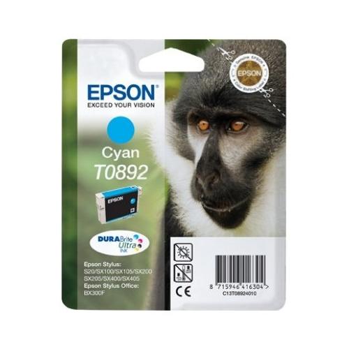 Epson Cartuccia stampante Serie Scimmia Ciano DURABRITE ULTRA T0892 C13T08924021