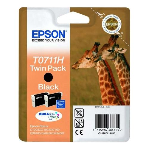 Epson Set cartucce stampante Serie Giraffa DURABRITE ULTRA Twin Pack T0711H C13T07114H20