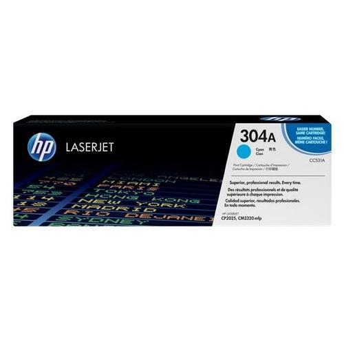 Hp Toner Originale 2800 Ciano 304A CC531A