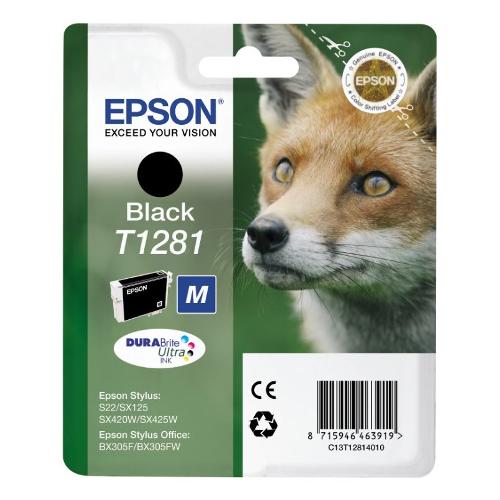 Epson Cartuccia stampante Serie Volpe Nero DURABRITE ULTRA T1281 M C13T12814021