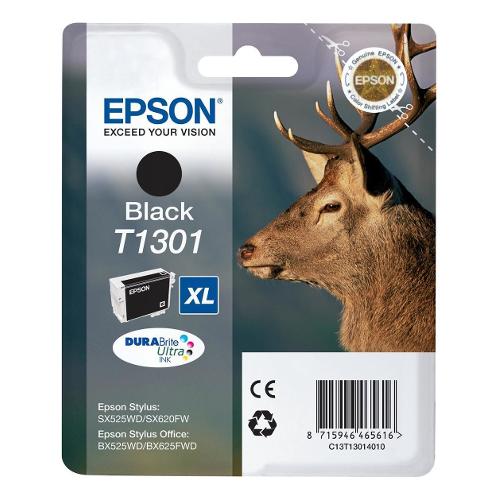 Epson Cartuccia stampante Serie Cervo Nero DURABRITE ULTRA T1301 Xl C13T13014020