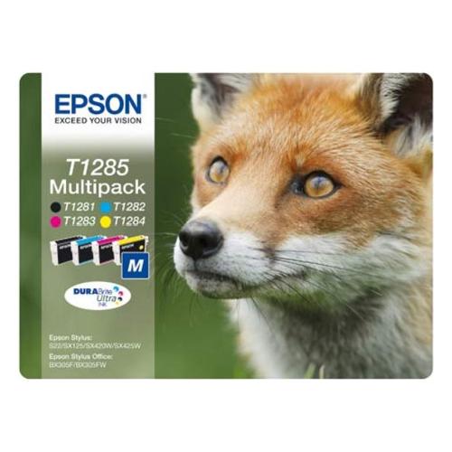 Epson Set cartucce stampante Serie Volpe DURABRITE Multipack T1285 C13T12854022