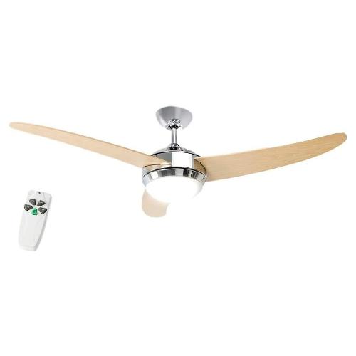 Perenz Ventilatore soffitto con luce MODERN Cromo 7101 CL (130cm)