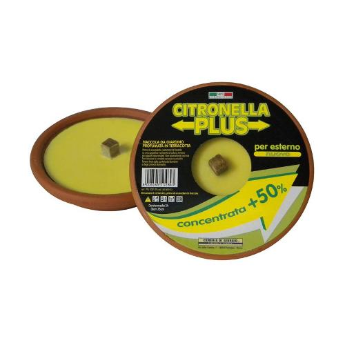 Cereria Di Giorgio Candela citronella Plus Terracotta PU10701